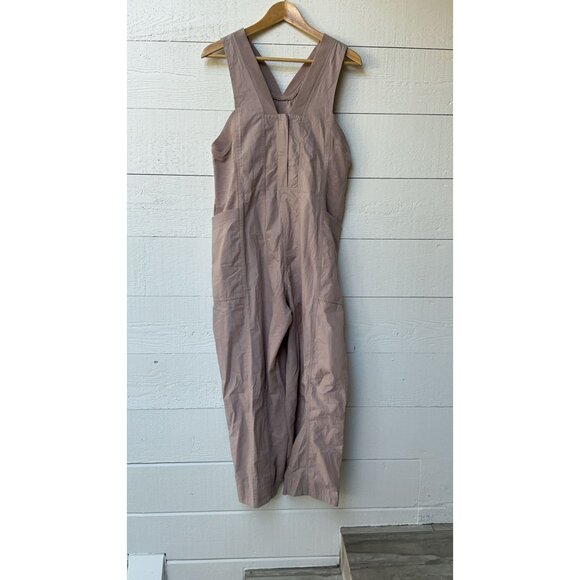 Daily Practice by Anthropologie Zip-Front Jumpsuit Rose S - Picture 4 of 13